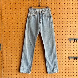 VINTAGE 501 STUDENT BUTTON FLY LEVI’S DENIM JEANS